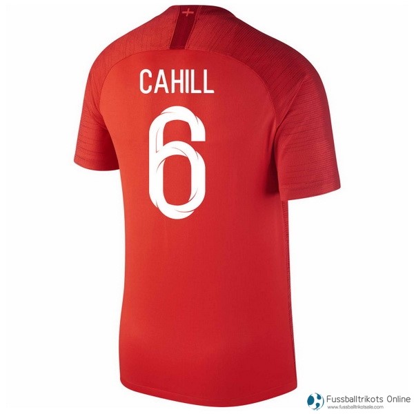 England Trikot Auswarts Cahill 2018 Rote Fussballtrikots Günstig